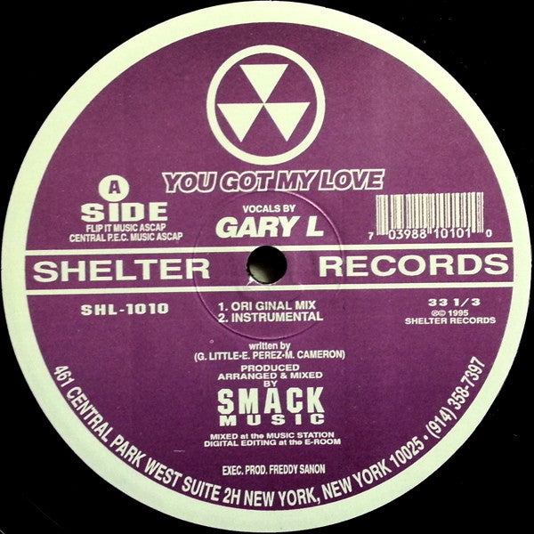 Gary L. : You Got My Love (12")