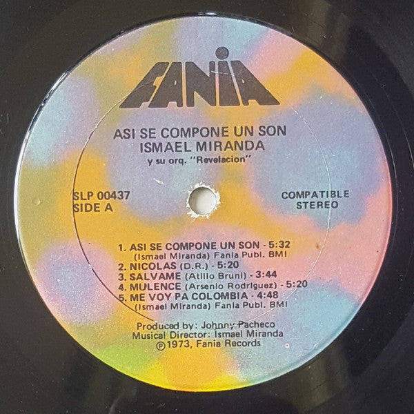 Ismael Miranda Y Su Orquesta Revelación : Asi Se Compone Un Son (LP, Album)