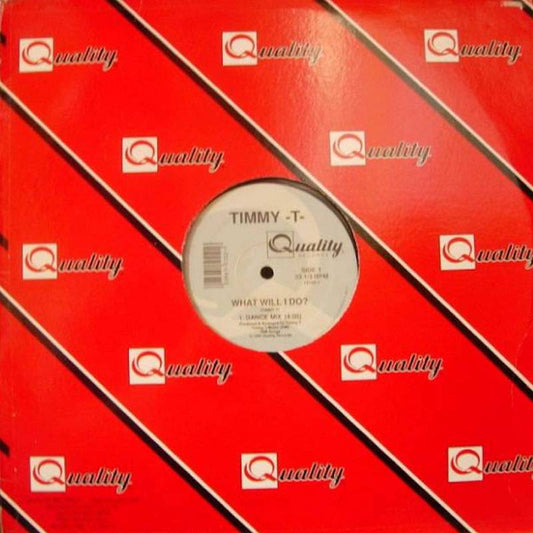 Timmy T : What Will I Do? (12")