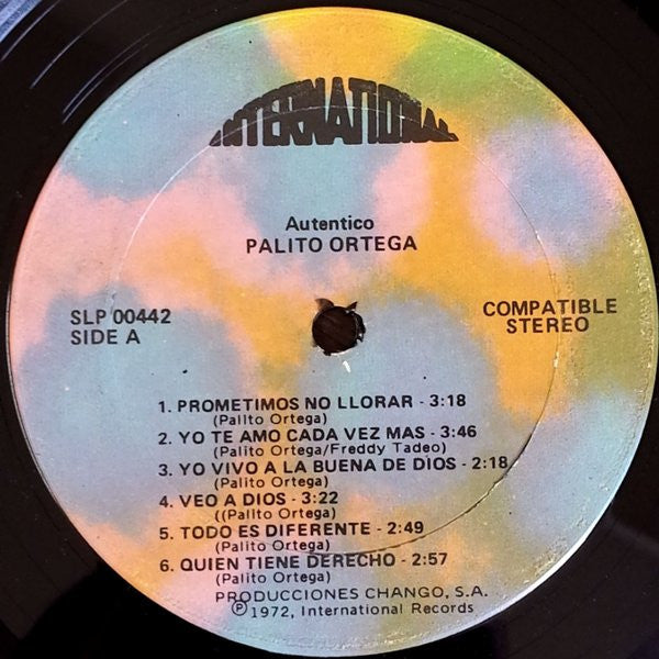 Palito Ortega : Autentico (LP, Album)