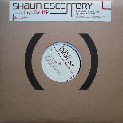 Shaun Escoffery : Days Like This (2x12")