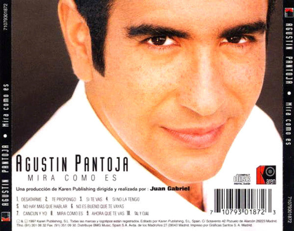 Agustin Pantoja* : Mira Como Es (CD, Album)