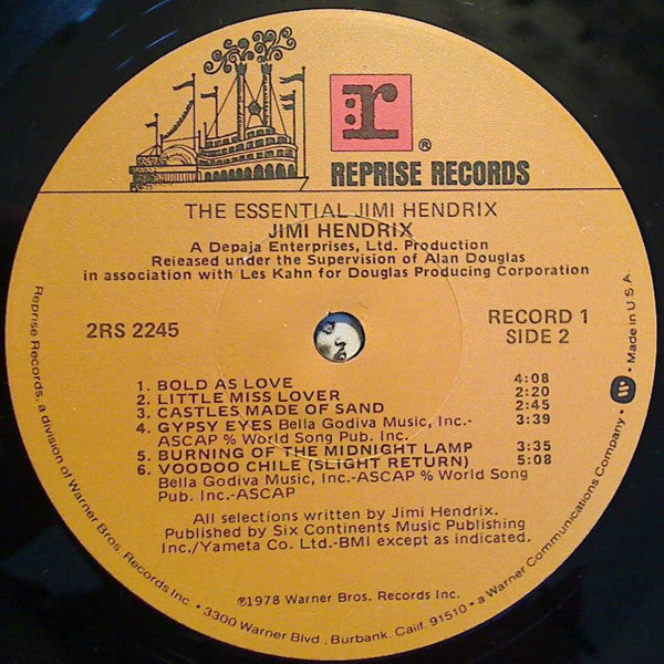 Jimi Hendrix : The Essential Jimi Hendrix (2xLP, Comp, RP, Win)