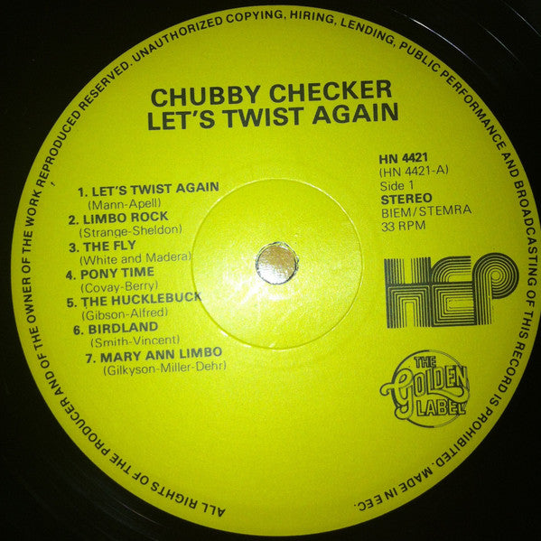 Chubby Checker : Let's Twist Again (LP, Comp)