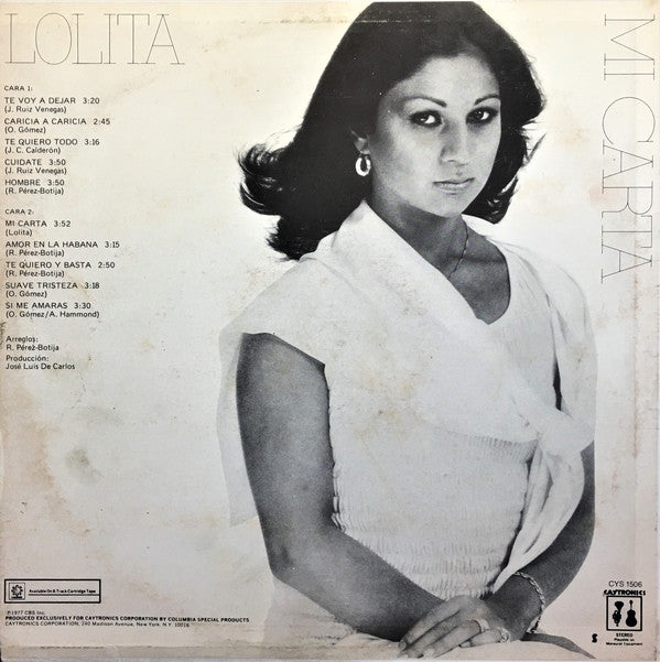 Lolita (5) : Mi Carta (LP, Album)