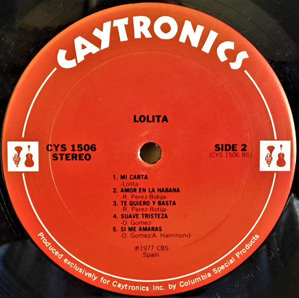 Lolita (5) : Mi Carta (LP, Album)