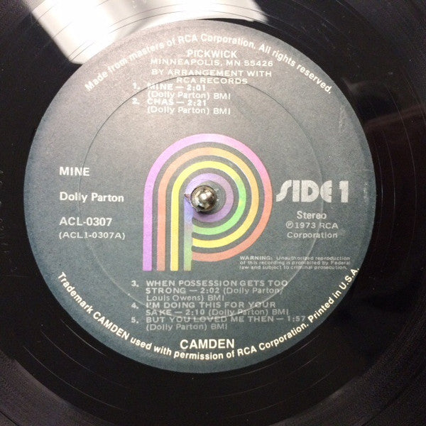 Dolly Parton : Mine (LP, Comp, RE)