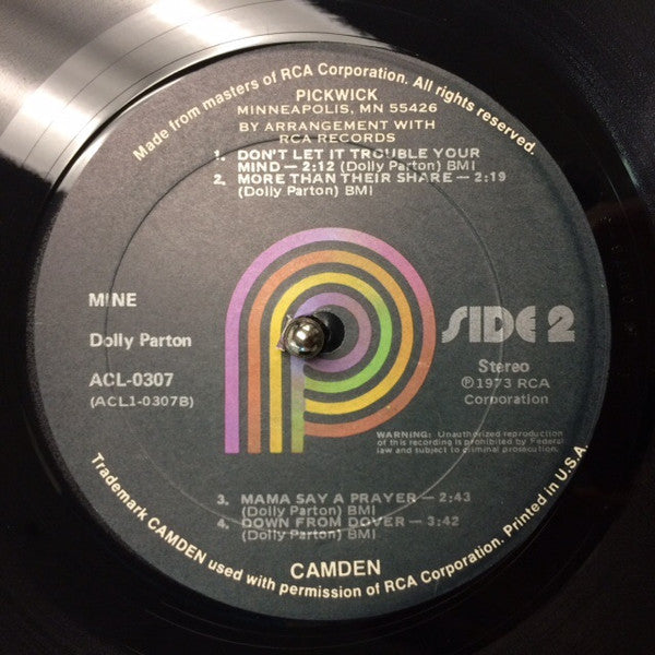 Dolly Parton : Mine (LP, Comp, RE)