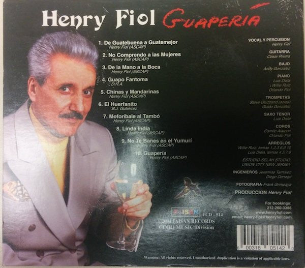 Henry Fiol : Guaperia (CD, Album)