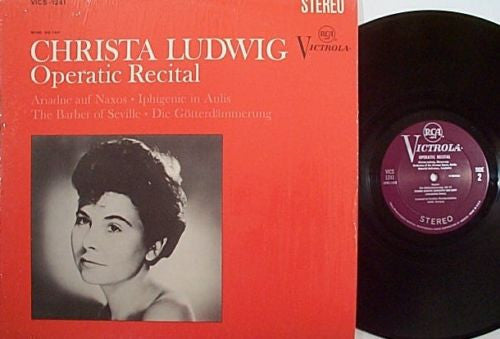 Christa Ludwig - Operatic Recital vinyl record, LP (Near Mint (NM or M-)) | Lulo Records