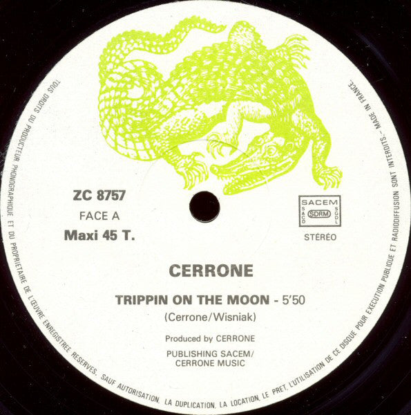 Cerrone : Trippin' On The Moon (12", Maxi)
