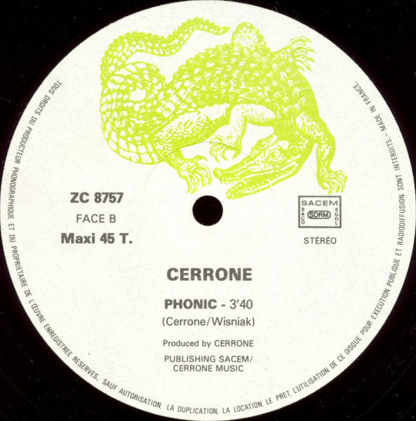 Cerrone : Trippin' On The Moon (12", Maxi)