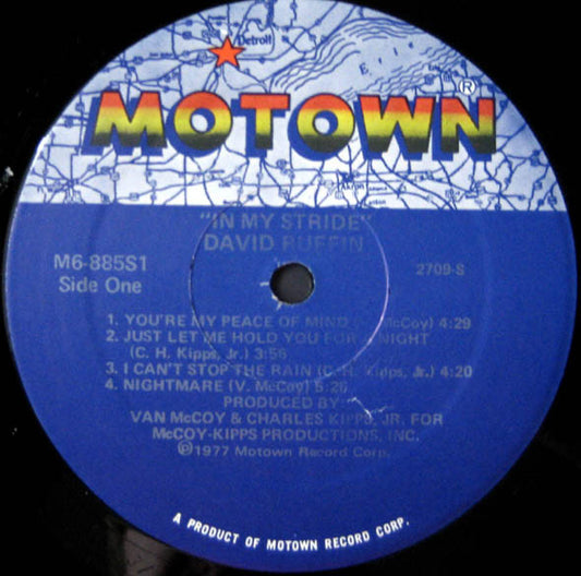David Ruffin - In My Stride vinyl record, LP (Near Mint (NM or M-)) | Lulo Records
