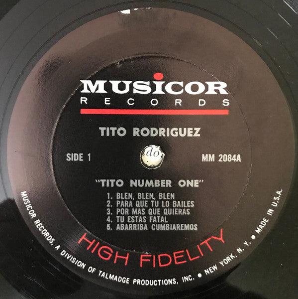 Tito Rodriguez : Tito No. 1 (LP, Mono, Hig)