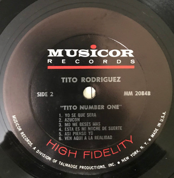 Tito Rodriguez : Tito No. 1 (LP, Mono, Hig)
