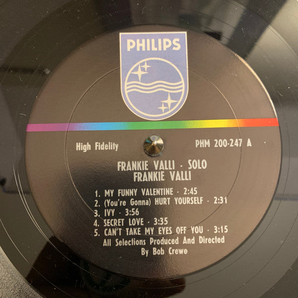 Frankie Valli : Solo (LP, Album, Mono)