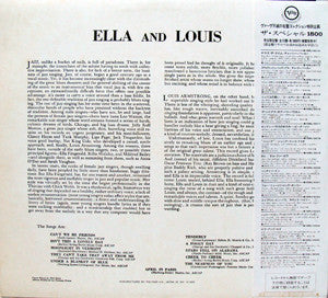 Ella Fitzgerald - Louis Armstrong : Ella And Louis (LP, Album, Mono, Ltd, RE)