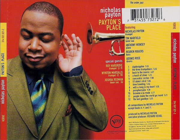 Nicholas Payton : Payton's Place (CD, Album)