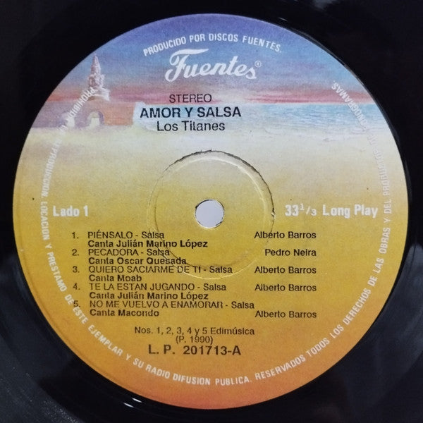 Los Titanes : Amor & Salsa (LP, Album)