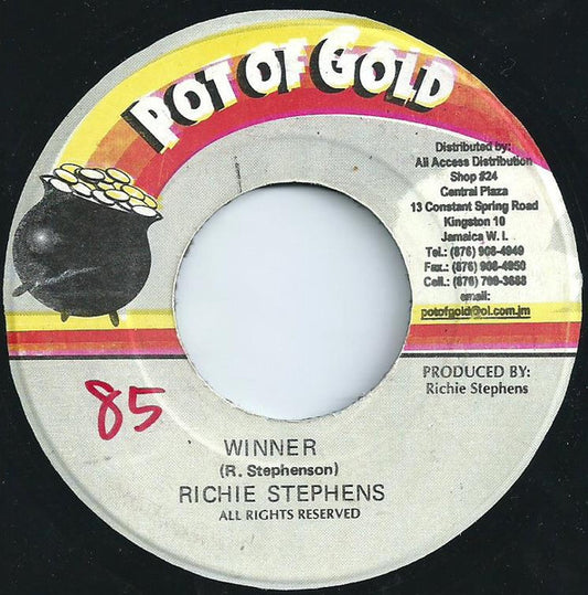 Richie Stephens : Winner (7")
