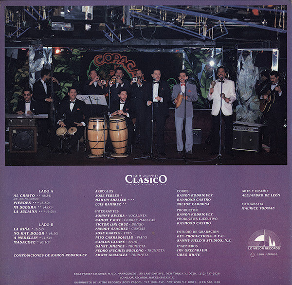 Conjunto Clasico : Clasico "88" (LP, Album)
