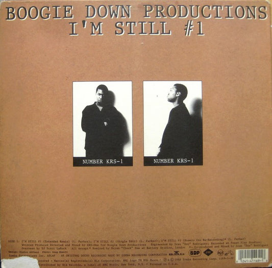 Boogie Down Productions - Jack Of Spades / I'm Still #1 vinyl record, 12" (Good Plus (G+)) | Lulo Records