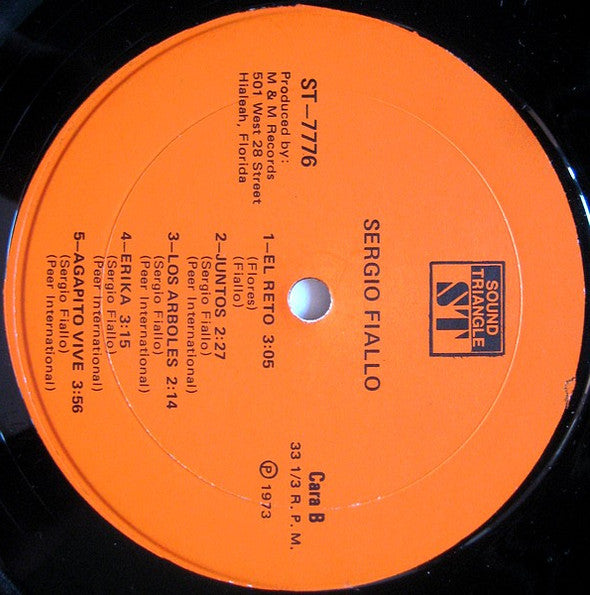 Sergio Fiallo : Sergio Fiallo (LP, Album)