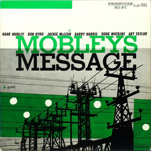 Hank Mobley : Mobley's Message (LP, Album, Mono, RE)