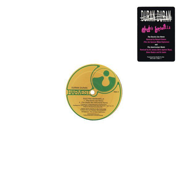Duran Duran : Electric Barbarella (12", Promo)