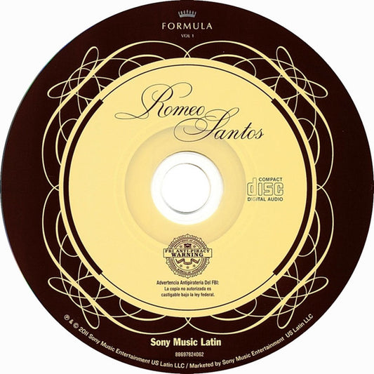 Romeo Santos : Formula Vol. 1 (CD, Album)