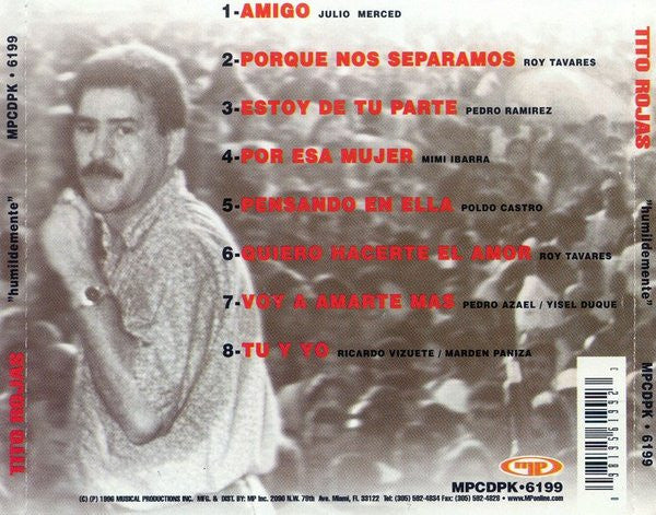 Tito Rojas : Humildemente (CD, Album)