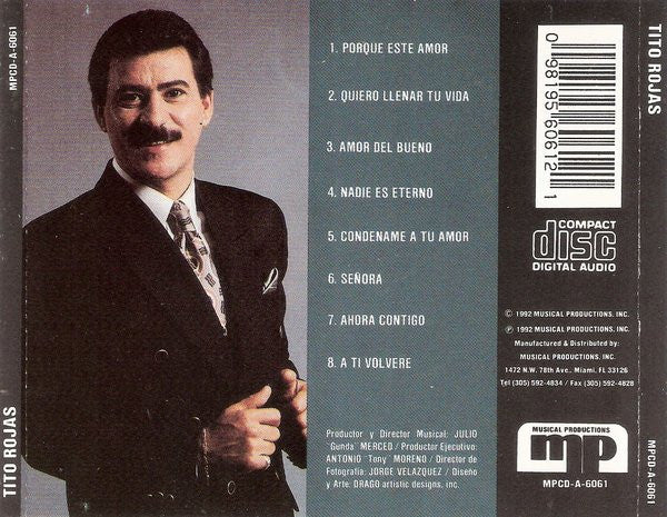 Tito Rojas : Tito Rojas (CD, Album)