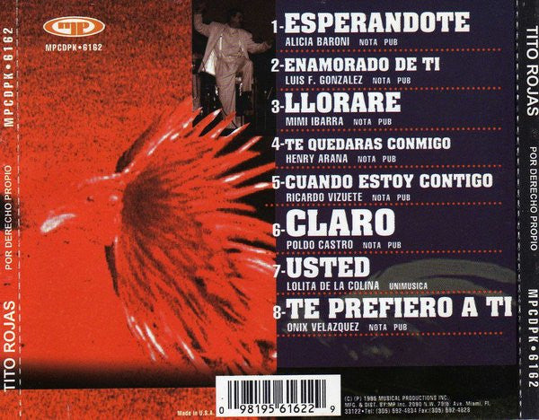 Tito Rojas : Por Derecho Propio (CD, Album)