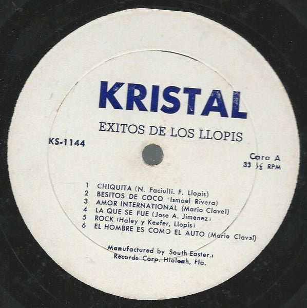 Los Llopis : Éxitos De Los Llopis (LP, Album)