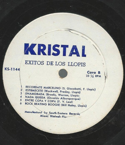 Los Llopis : Éxitos De Los Llopis (LP, Album)