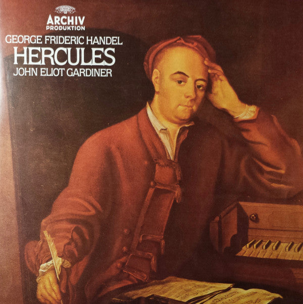 Georg Friedrich Händel - John Tomlinson (2), Anthony Rolfe Johnson, Sarah Walker (2), Jennifer Smith (3), Catherine Denley, The Monteverdi Choir, The English Baroque Soloists, John Eliot Gardiner : Hercules (3xLP, Album + Box)