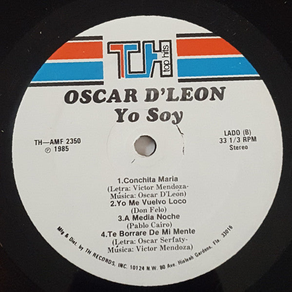 Oscar D' León : Yo Soy (LP, Album)