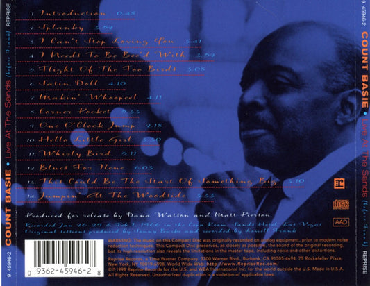 Count Basie - Live At The Sands (Before Frank) vinyl record, CD (Near Mint (NM or M-)) | Lulo Records