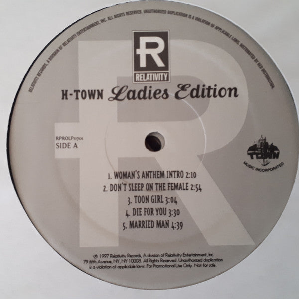 H-Town : Ladies Edition (2xLP, Album, Promo)