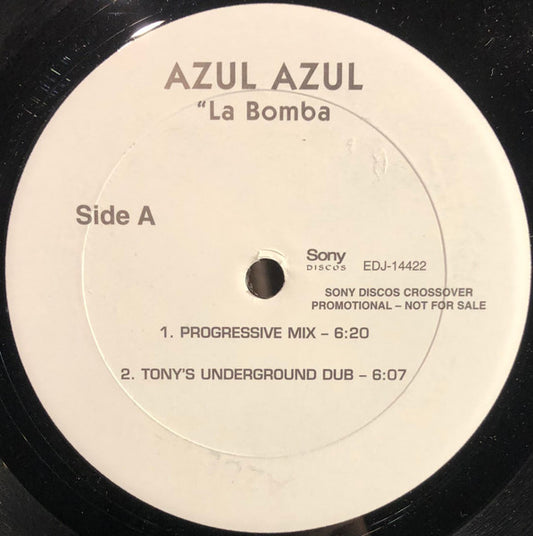 Azul Azul : La Bomba (12", Promo)