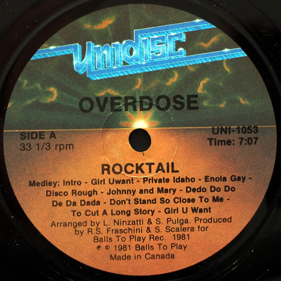 Overdose (6) : Rocktail (12", Mixed)
