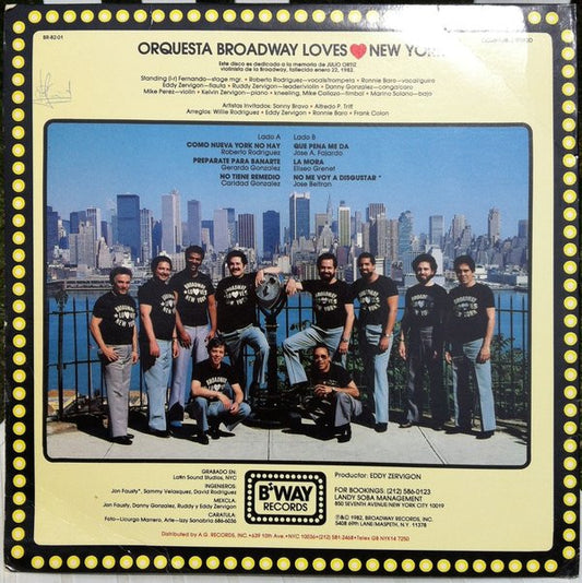 Orquesta Broadway : Loves New York (LP, Album)