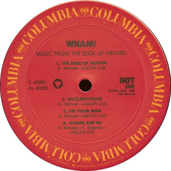 Buy Wham! : Music From The Edge Of Heaven (LP, Album, Car) Online