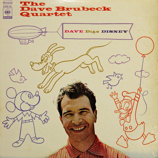 The Dave Brubeck Quartet : Dave Digs Disney (LP, Album, Mono, RE)
