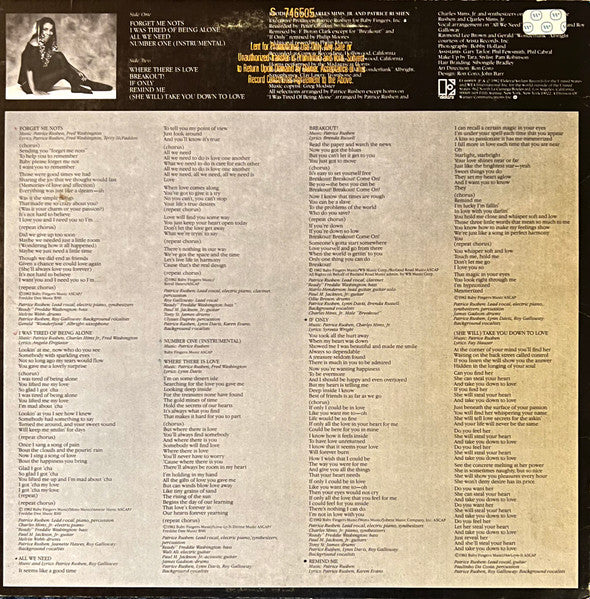 Patrice Rushen : Straight From The Heart (LP, Album, Promo)