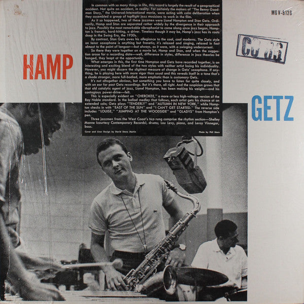 Hamp* And Getz* : Hamp And Getz (LP, Album, RE)