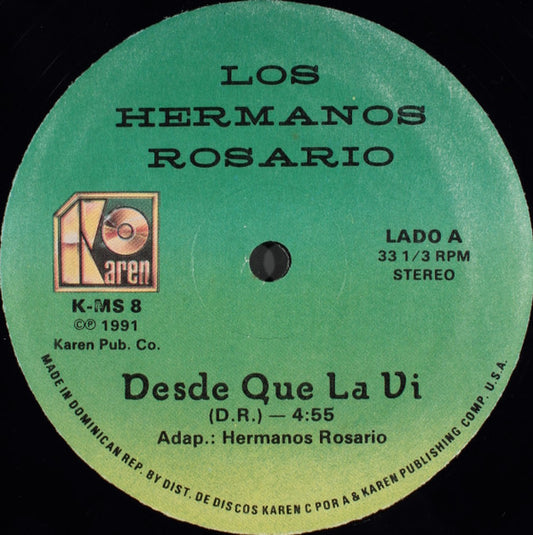 Los Hermanos Rosario : Desde Que La Vi / Me Vas A Buscar (12")