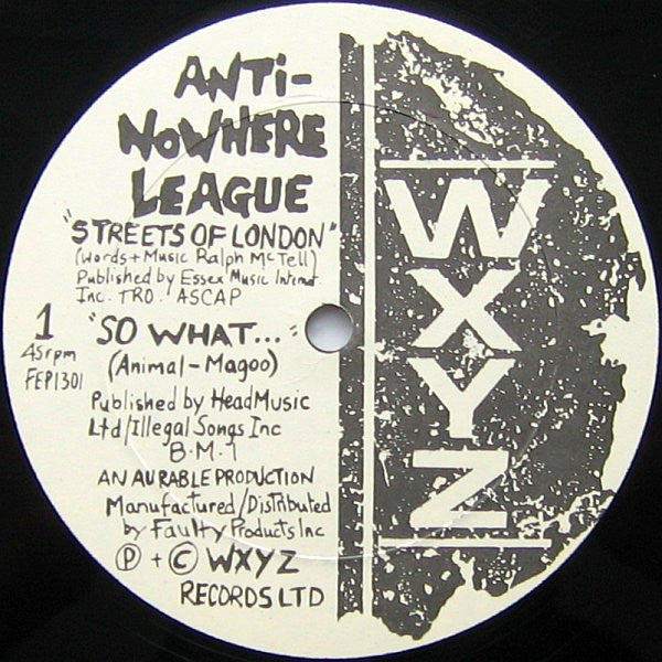 Anti-Nowhere League : I Hate...People (12", EP, Comp)
