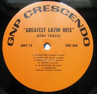 René Touzet : Greatest Latin Hits (LP, RP)