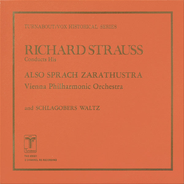 Richard Strauss : Strauss Conducts Strauss (LP, Album)